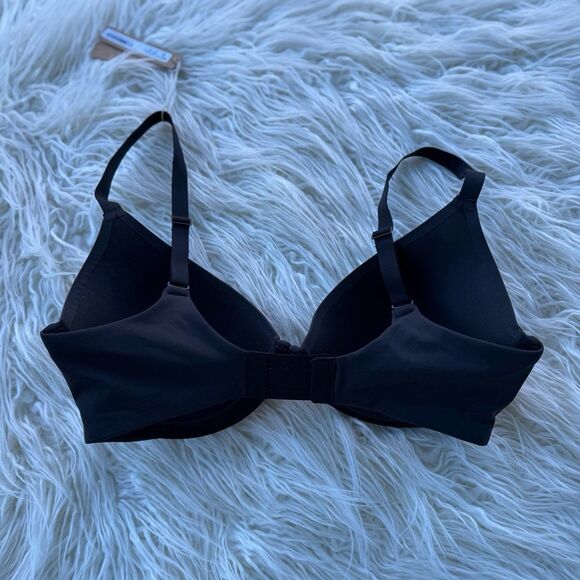 Skims Fits Everybody Plunge Bra Onyx Size 34DD - Picture 4 of 7